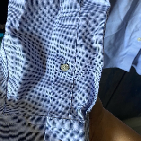 Banana Republic Men's Blue Dress Shirt size L very good condition 100% Cotton - Picture 5 of 8